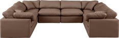 Indulge - Faux Leather 8 Piece Modular Sectional - Stylish Home Furniture