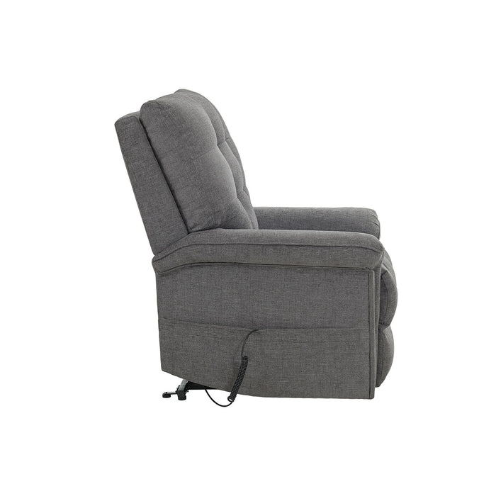 Pecos - Power Motion Lift Chair - 15337-2 Ribbit Charcoal - Stylish Home Furniture