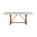 Lakeview - Marble Standard Height Rectangular Dining Table - White - Stylish Home Furniture