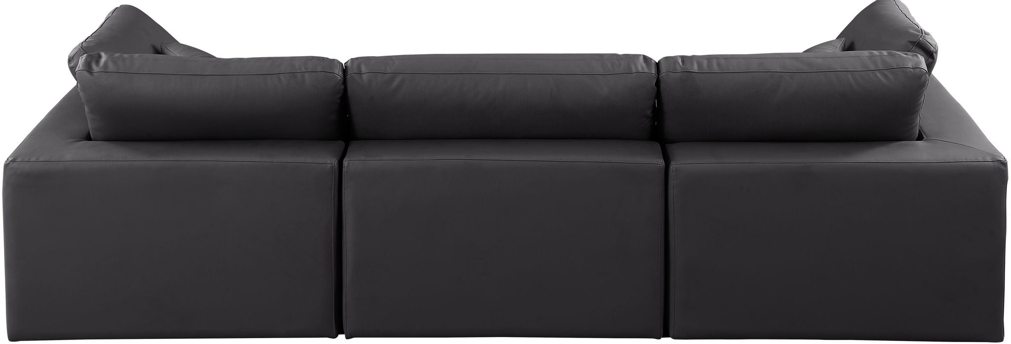 Comfy - Faux Leather Modular Sofa 3 Seats