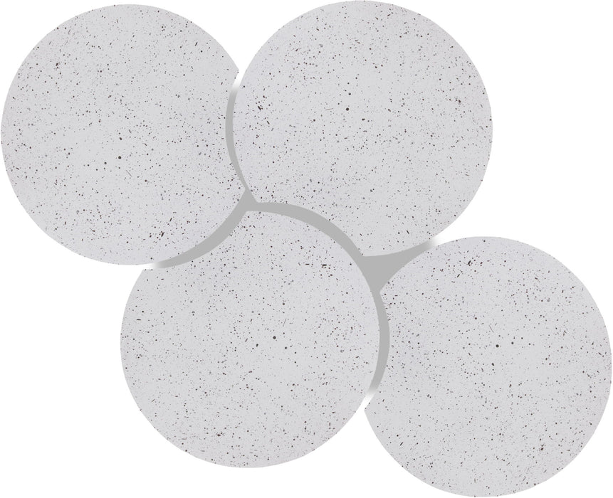 Dimple - 4 Piece Modular Coffee Table - Terazzo Finish