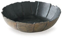 Aidman - Bowl - Black / Antique Gold Finish - Stylish Home Furniture