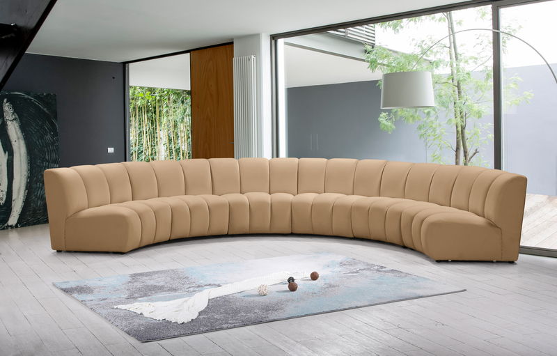 Infinity - 6 Piece Modular Sectional - Camel