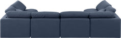 Indulge - Linen 6 Piece Modular U-Shaped Sectional - Stylish Home Furniture