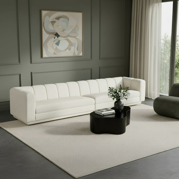 Modari - Sectional - Cream - Stylish Home Furniture