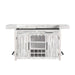 Rogen Rustic - Bar Table With Ice Tray, USB And Power - Rustic White - Stylish Home Furniture