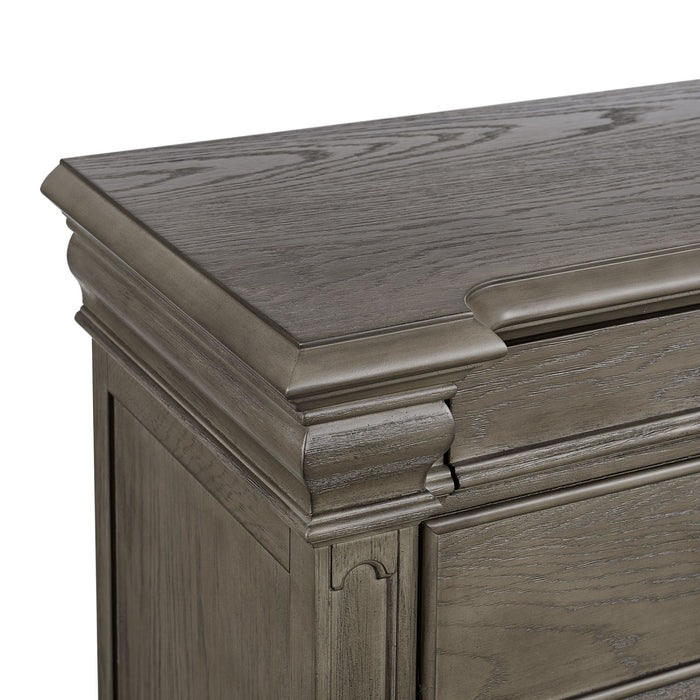 Kings Court - 3-Drawer Nightstand (Sliding Top) - Stylish Home Furniture