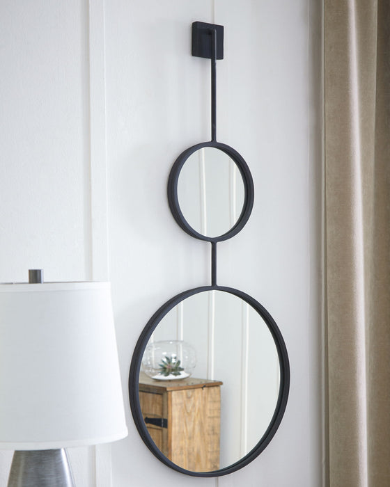 Brewer - Accent Mirror - Black - Stylish Home Furniture