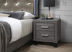 B376 - Nightstand - Gray - Stylish Home Furniture