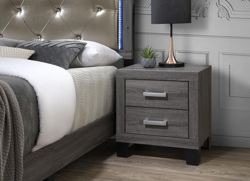 B376 - Nightstand - Gray - Stylish Home Furniture