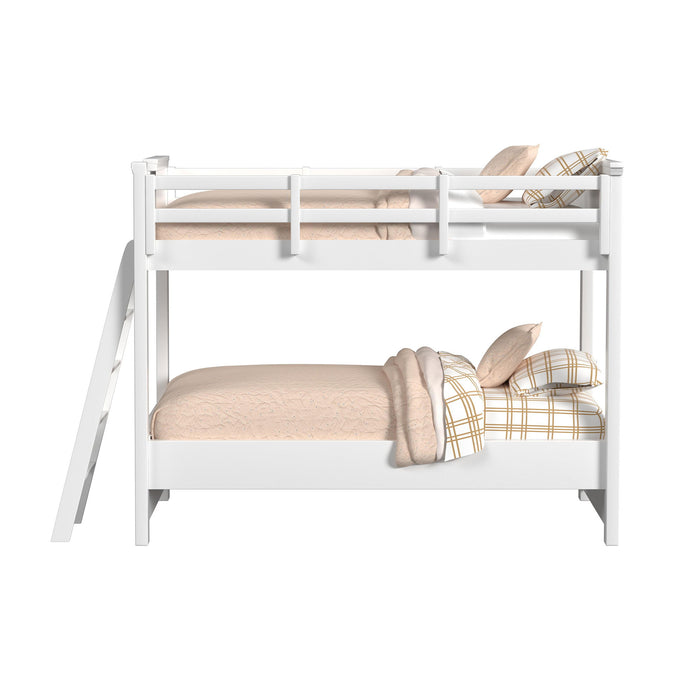 Hampton Kids - Bunk Bed With Ladder - Stylish Home Furniture