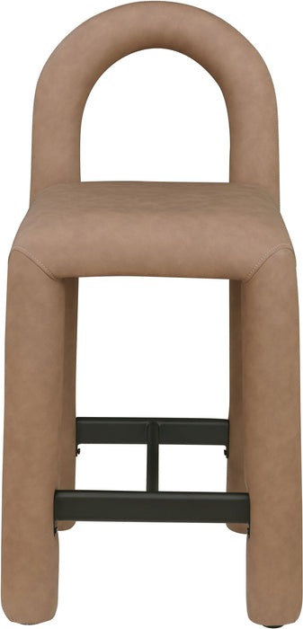 Amari - Faux Leather Stool