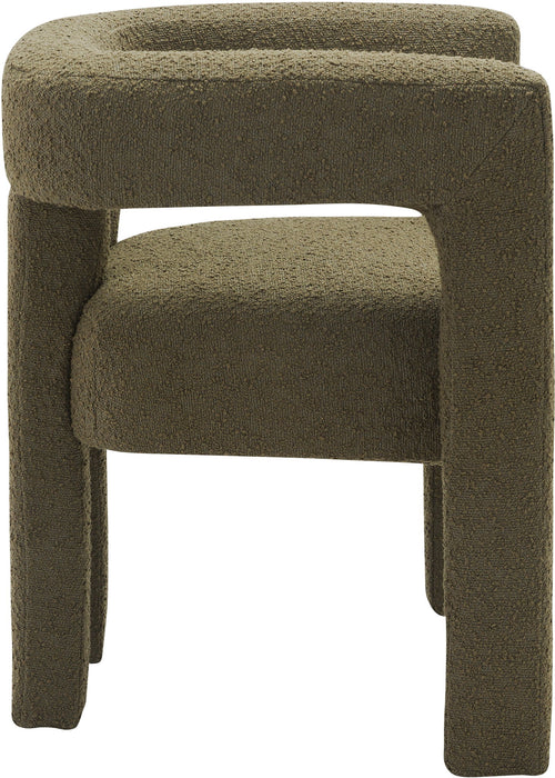 Athena - Boucle Fabric Dining Chair