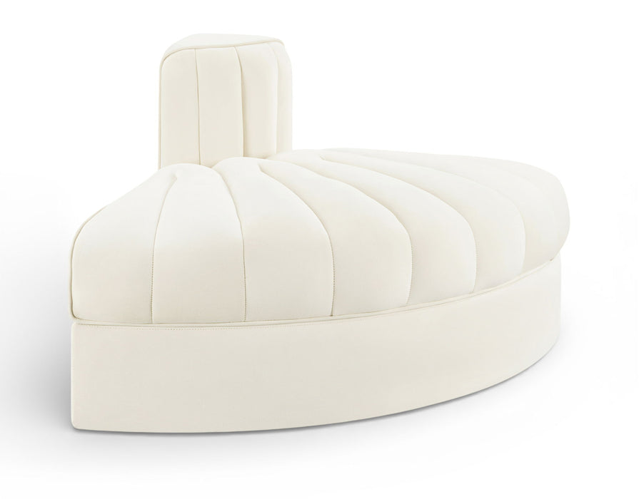 Rummi - Velvet Performance Fabric Upholstered Modular Chair - Stylish Home Furniture