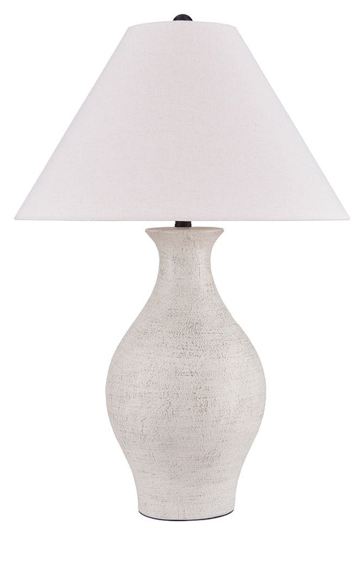 Ashbend - Ceramic Table Lamp - Antique White - Stylish Home Furniture