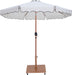 Amalfi - Aluminum Patio Umbrella - Light Brown Base / Light Brown Pole - Stylish Home Furniture