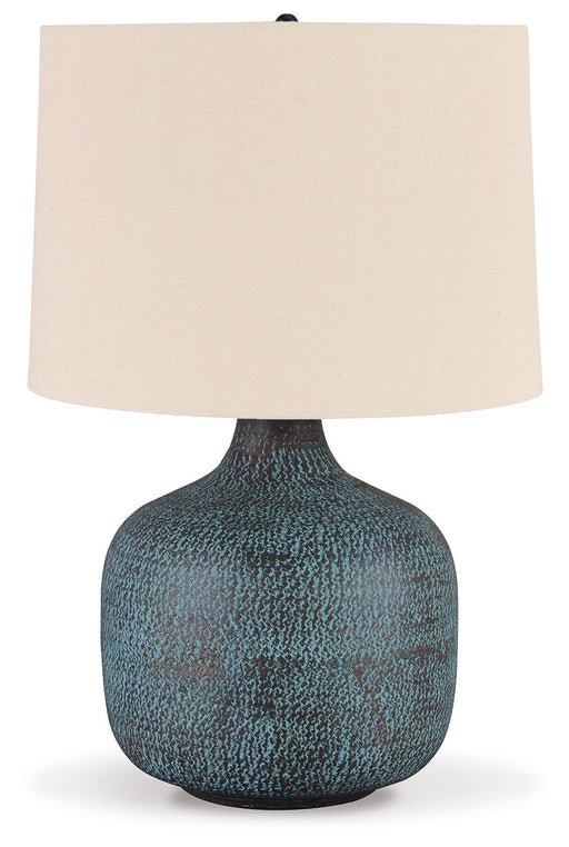 Malthace - Metal Table Lamp  - Patina - Stylish Home Furniture
