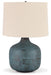 Malthace - Metal Table Lamp  - Patina - Stylish Home Furniture