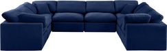 Indulge - Velvet 8 Piece Modular Sectional - Stylish Home Furniture