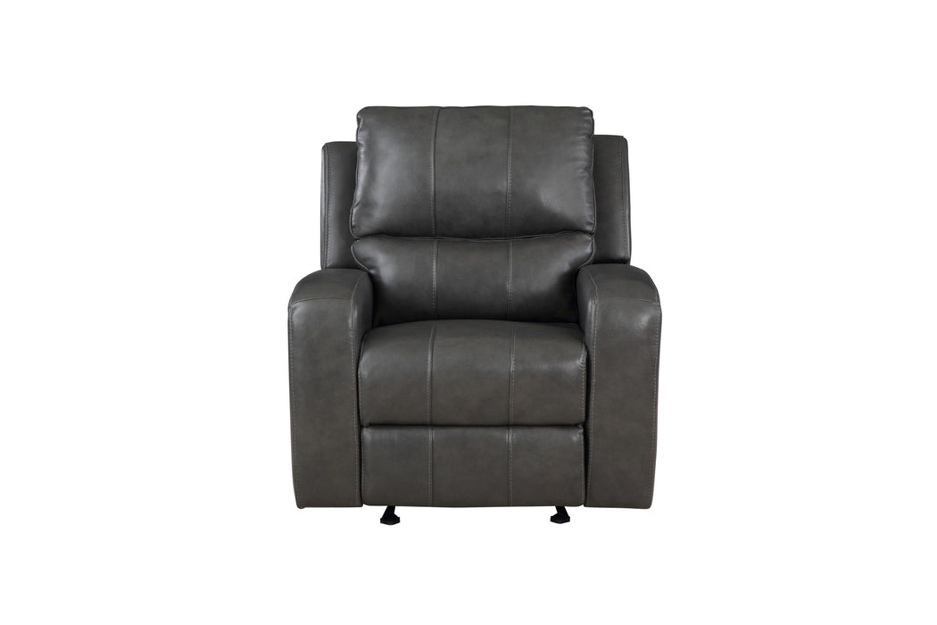 Linton - Leather Glider Recliner With Power Footrest