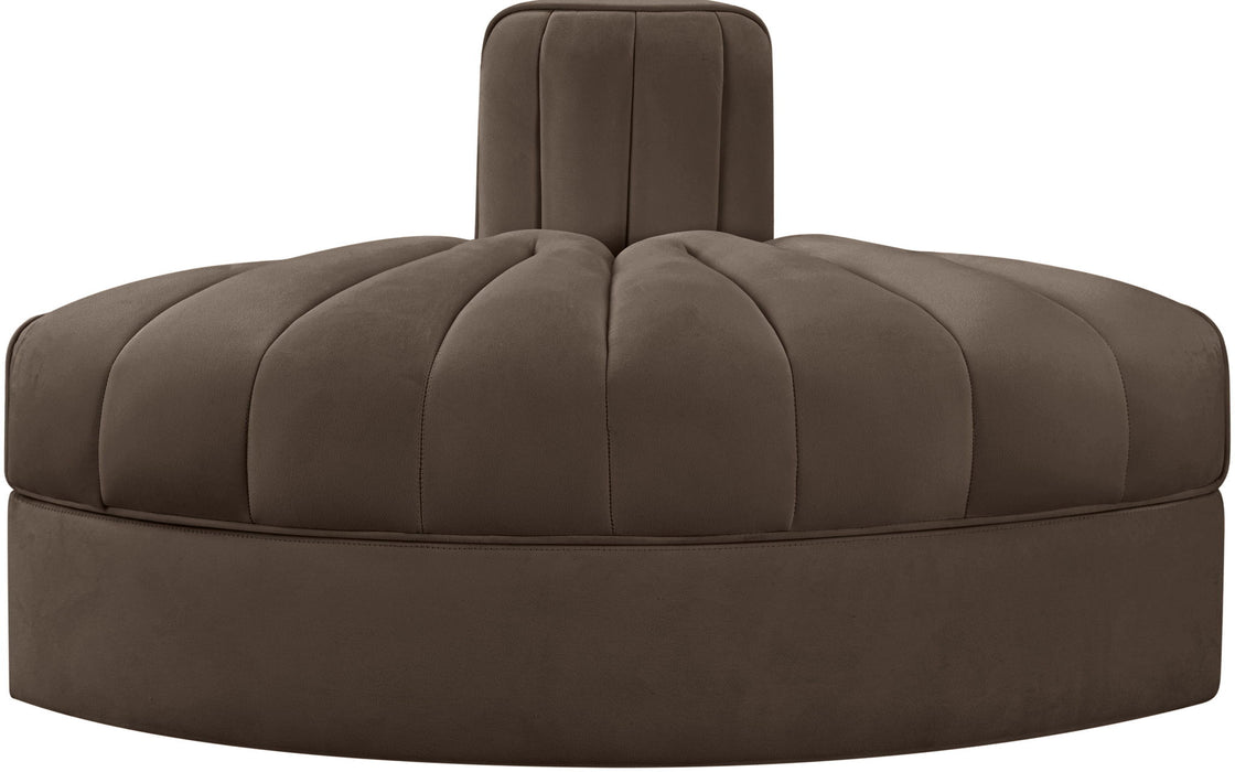 Rummi - Velvet Performance Fabric Upholstered Modular Chair - Stylish Home Furniture