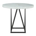 Riko - Round Counter Height Dining Table - White - Stylish Home Furniture