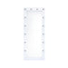 Lindy - Floor Mirror - Glossy White - Stylish Home Furniture
