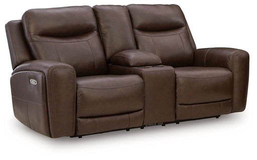 Gravier - Power Reclining Loveseat With Console / Adjustable Headrest - Cordova - Stylish Home Furniture