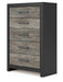 Broachmyn - Five Drawer Chest - Stylish Home Furniture