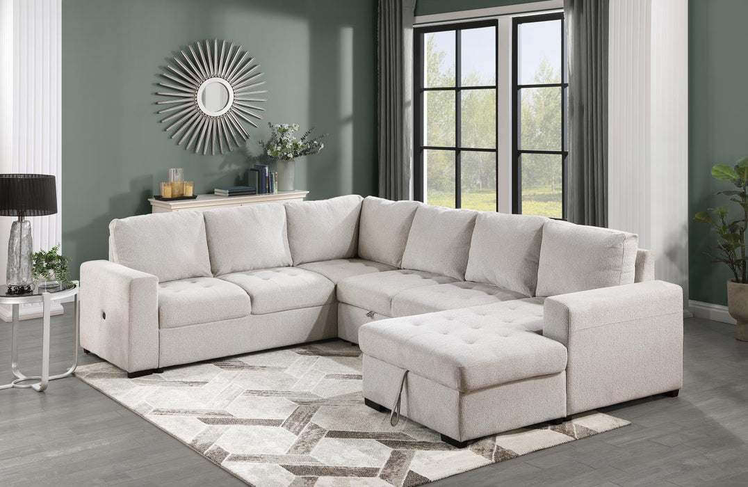 U278 - 3 Piece Sectional - Linen