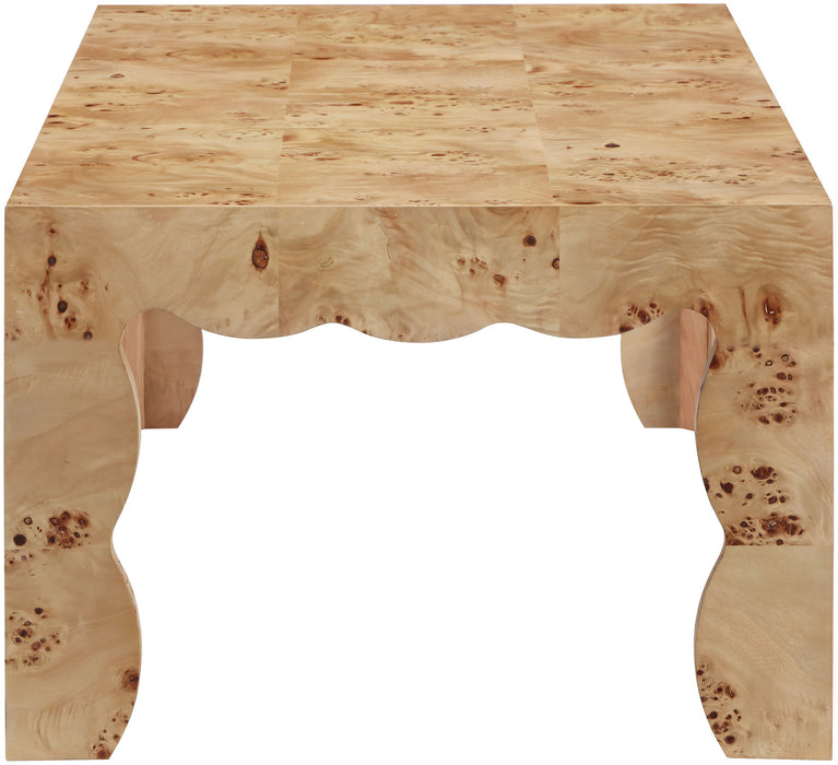 Vassa - Burl Veneer Coffee Table