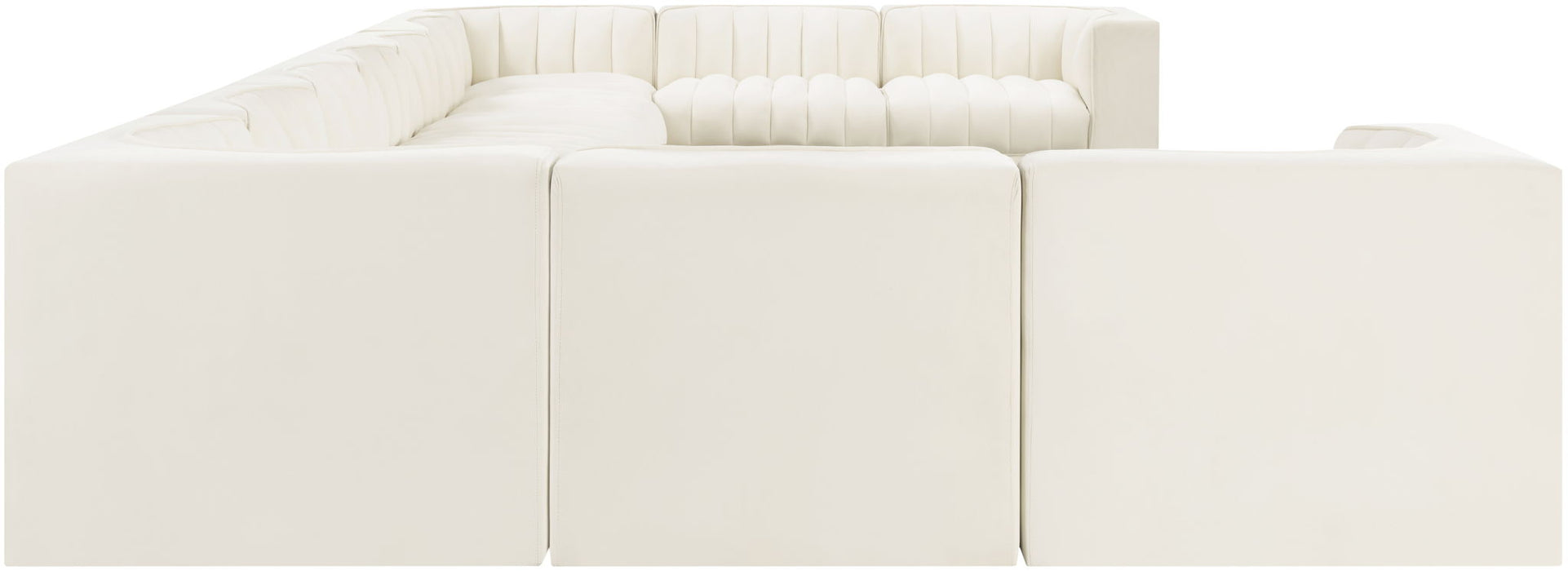 Rummi - Velvet Performance Fabric Upholstered 11 Piece Modular Sectional - Stylish Home Furniture