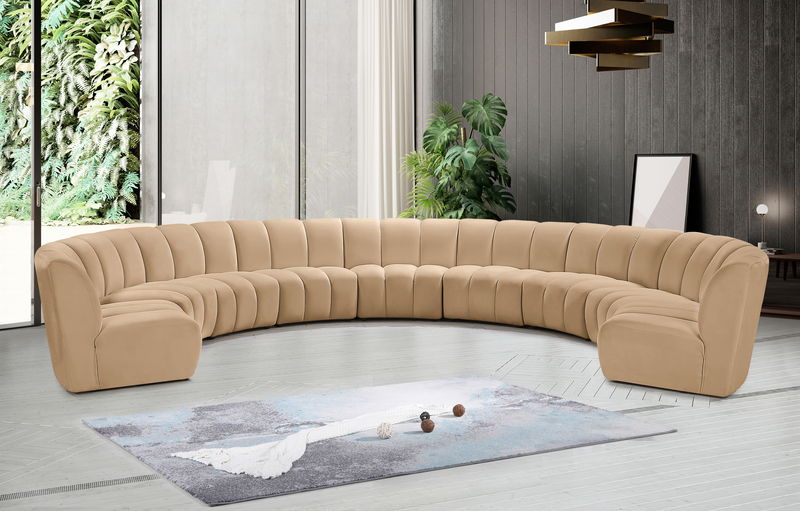 Infinity - 9 Piece Modular Sectional - Camel