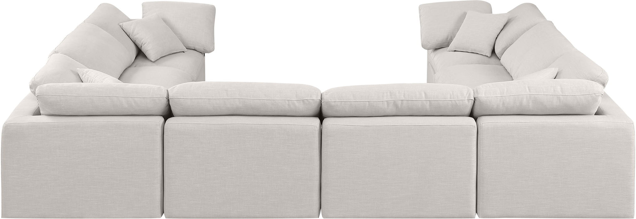Indulge - Linen 8 Piece Modular Sectional