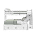 Hampton Kids - Bunk With Staircase And Trundle - Stylish Home Furniture