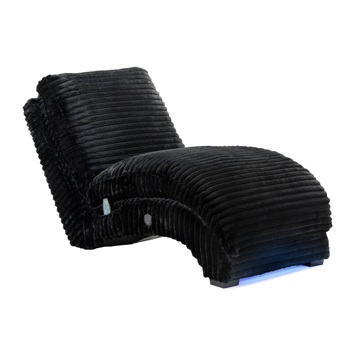 Nori - Chaise With Heat Massage, USBC, LED - Stylish Home Furniture