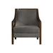 Hopkins - Chair With Brown Arm - Stylish Home Furniture
