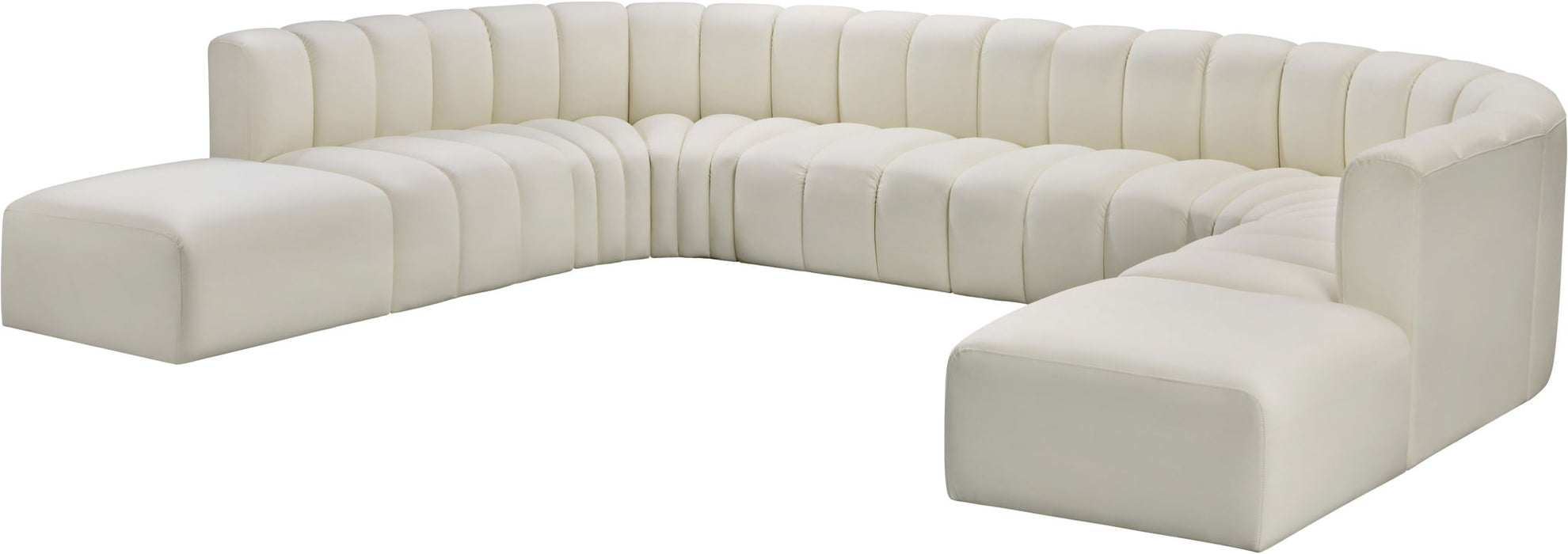 Arc - Faux Leather Modular Sectional