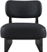 Vetra - Vegan Leather Upholstered Accent Chair With Black Base - Stylish Home Furniture