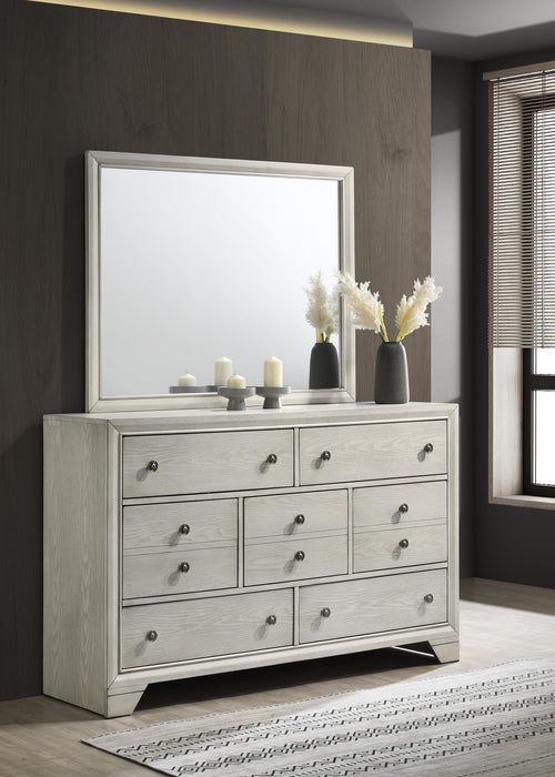 B320 - Oak Dresser - Antique White