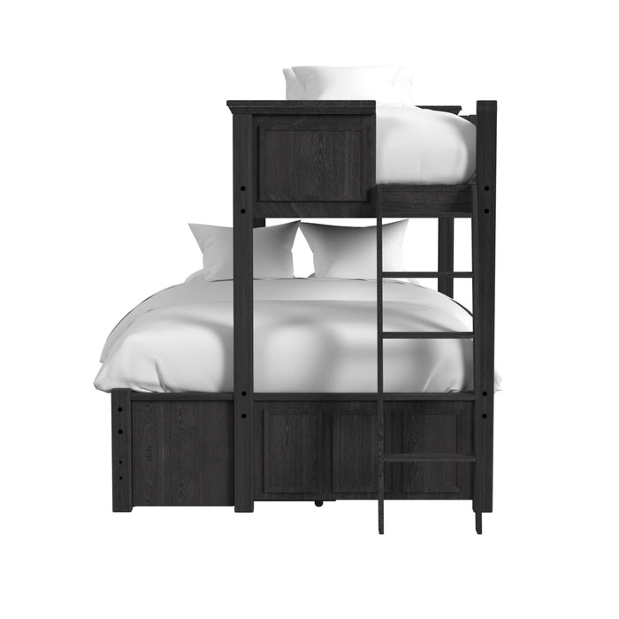 Hampton Kids - Bunk With Ladder And Trundle - Stylish Home Furniture