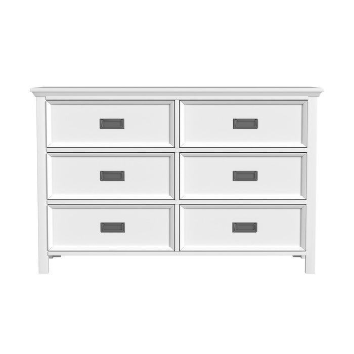 Hampton Kids - 6-Drawer Dresser - Stylish Home Furniture