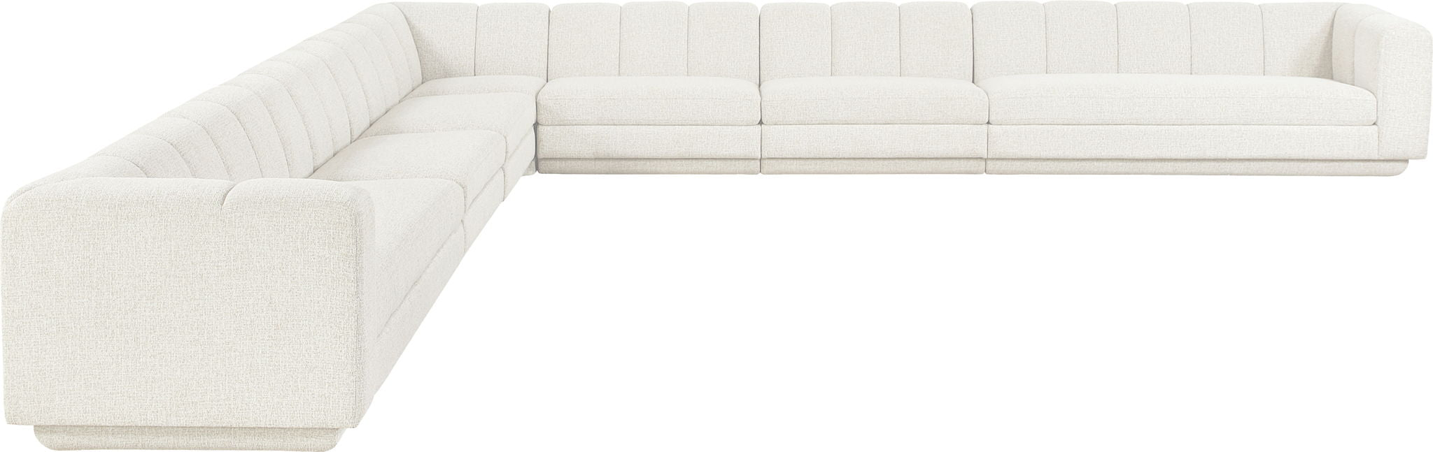 Modari - Sectional - Cream - Stylish Home Furniture