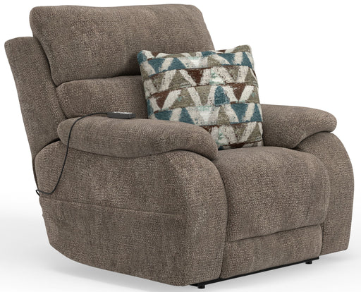 Joya - Power Lay Zero Gravity Recliner With Power Adjustable Headrest And CR3 Heat/Massage/Lumbar/ZG - Mushroom - Stylish Home Furniture