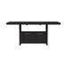 Transcend - Counter Table With Leaf - Charcoal - Stylish Home Furniture