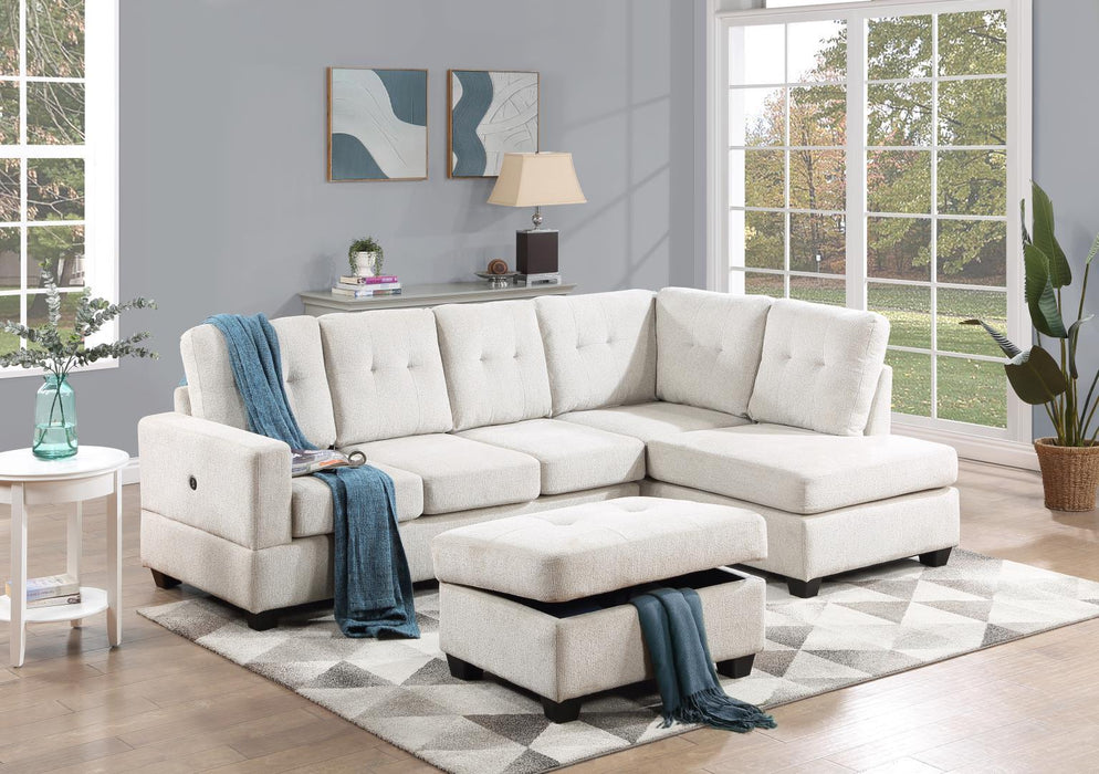 U324 - 2 Piece Sectional - Linen