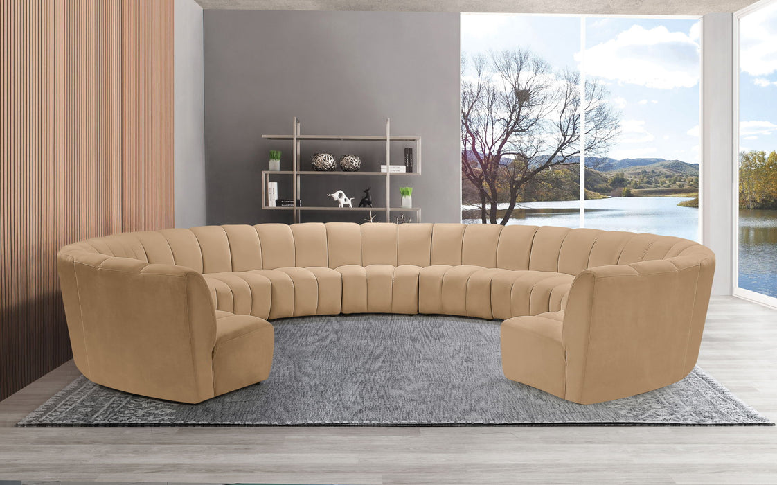 Infinity - 11 Piece Modular Sectional - Camel