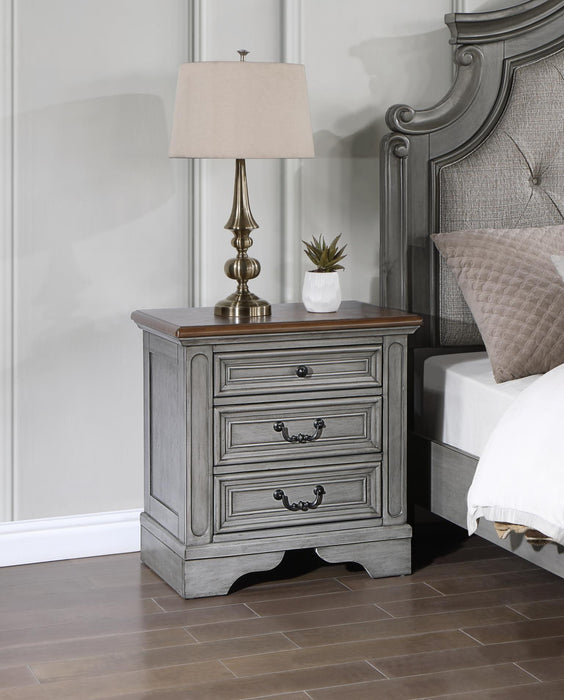 B112 - Nightstand - Rustic Gray