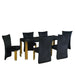 Empire - Table With 4 Chairs - Black - Stylish Home Furniture
