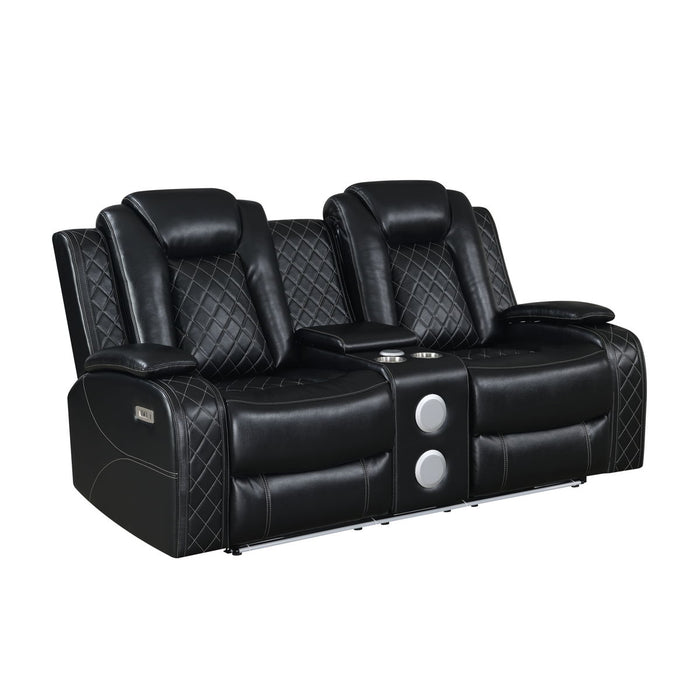 Orion - Console Loveseat With Dual Recliners